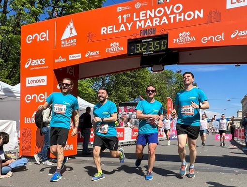 Ancora in staffetta per il Centro Gulliver alla Milano Marathon
