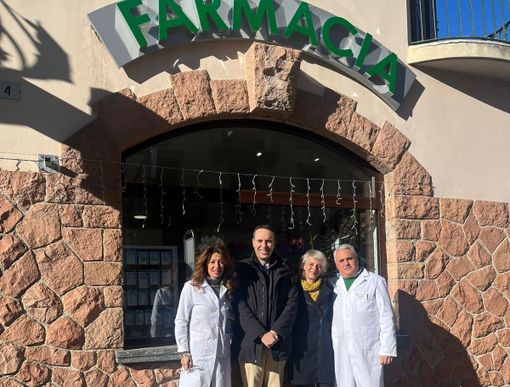 L'inaugurazione della nuova farmacia a Ganna