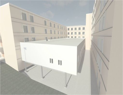 Render nuove sale operatorie ospedale di Tradate