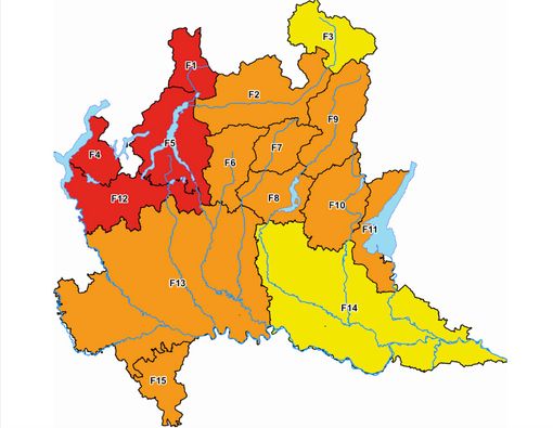 Torna il vento forte, la protezione civile lancia l'allerta rossa per il rischio incendi nei boschi del Varesotto