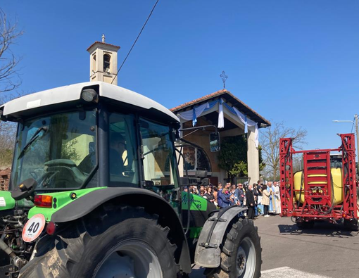 VIDEO E FOTO. Il suono delle campane e dei trattori sveglia Busto: tutti alla festa della Madonna in Veroncora