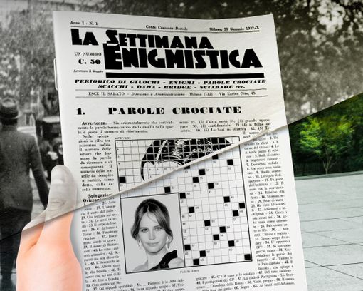 I 90 anni della Settimana Enigmistica in una foto dalla pagina Facebook del settimanale