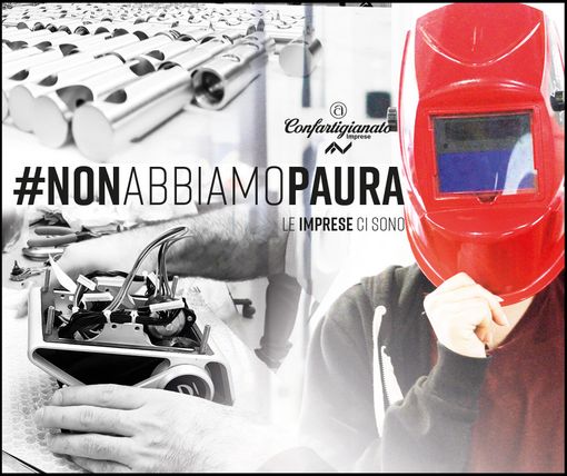 #nonabbiamopaura. La campagna social di Confartigianato Varese contro il Coronavirus e a fianco delle imprese, con anche l'istituzione di un fondo di solidarietà: #nonabbiamopaura