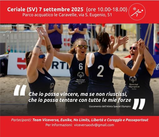 Al Parco Caravelle torneo Beach Volley Special Olympics