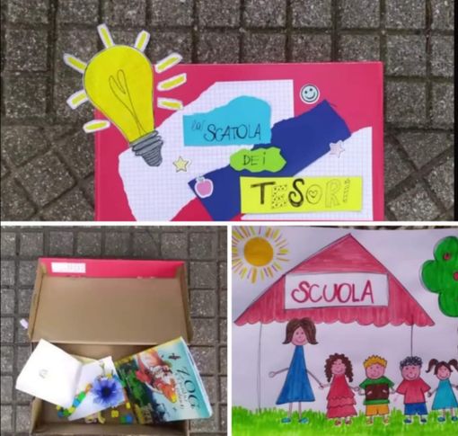 La scuola materna e il comune di Samarate invitano i bambini a riempire “La scatola dei tesori”