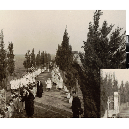 Immagini del &quot;nuovo&quot; cimitero nato 100 anni fa a Solbiate -cortesia del Comune
