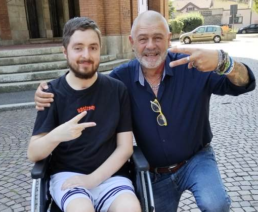 Enrico Puricelli con Nicolò Maja