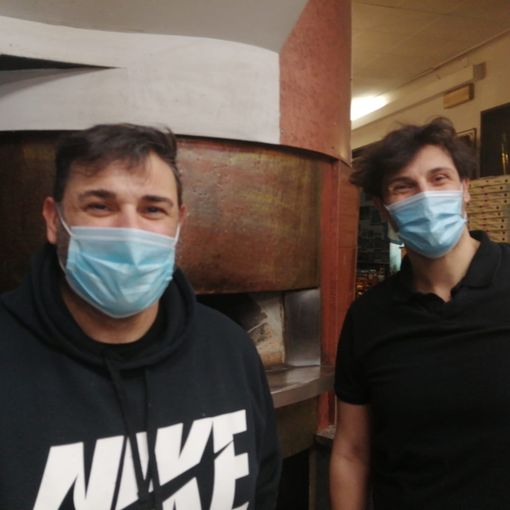 Angelo e Massimo Rossi della pizzeria &quot;Da Mimmo&quot; a Sacconago
