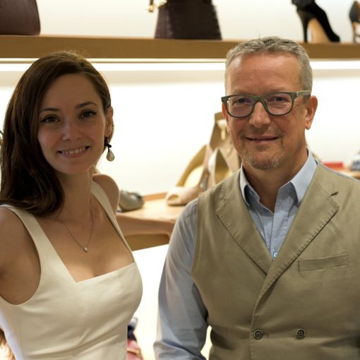 Enrico Cellerino insieme alla nostra Elena Zoja