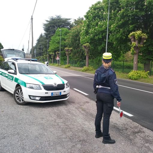 Polizia locale di Olgiate in azione