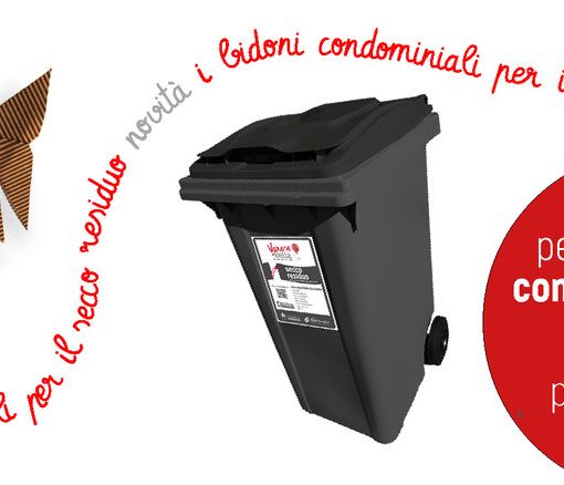 Ai condomini con cinque o più unità abitative i cassonetti per la raccolta del residuo secco