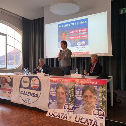Regionali, Licata (Terzo polo) a Luino: «Questo è un territorio bellissimo ma fragile, noi lo sosterremo»
