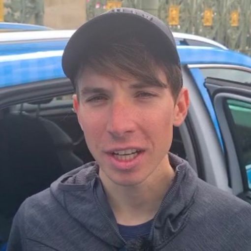 VIDEO. Il commento di Fortunato (Eolo-Kometa): «Non ho preso rischi, aspetto le salite»