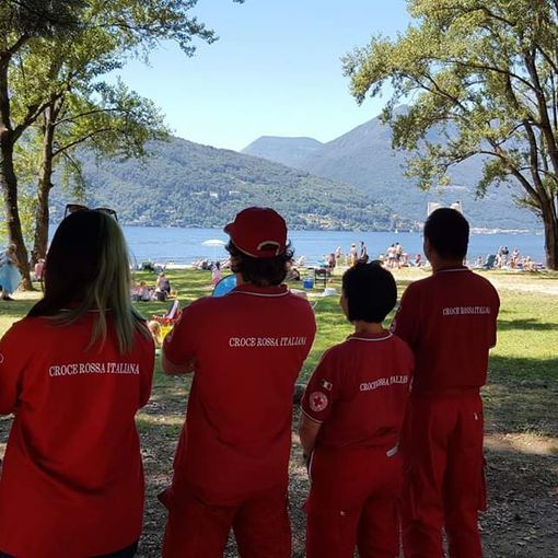 A Maccagno spiagge più sicure grazie alla Croce Rossa di Luino