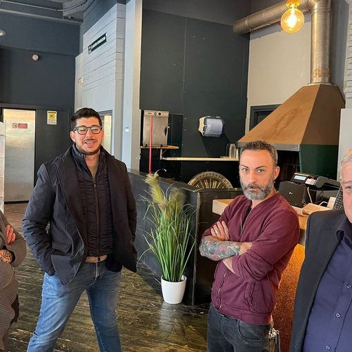 Un momento dell'inaugurazione del locale &quot;Al 77&quot; (foto dalla pagina Facebook del Comune di Sesto)