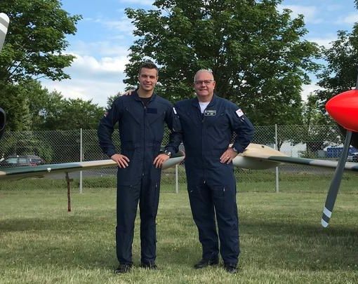 I piloti acrobatici Ralf e Nico Niebergall