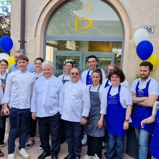 FOTO e VIDEO - A Tradate nasce un gelato buono &quot;alla seconda&quot;. Conquistato anche Iginio Massari