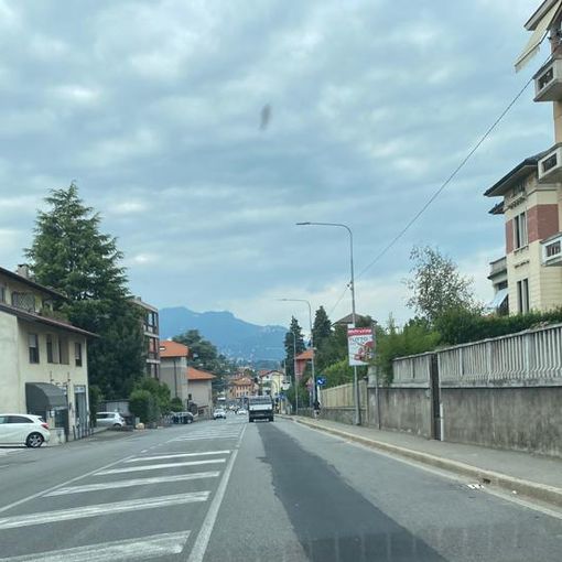 La foto è stata scattata poco fa: terminato il cantiere in viale Borri