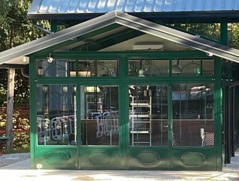 Il chiosco di Raffaele Skizzo Bruscella ai Giardini