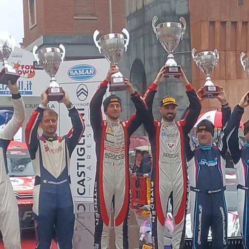 Crugnola, Pinzano e Miele sul podio del rally internazionale dei Laghi 2024