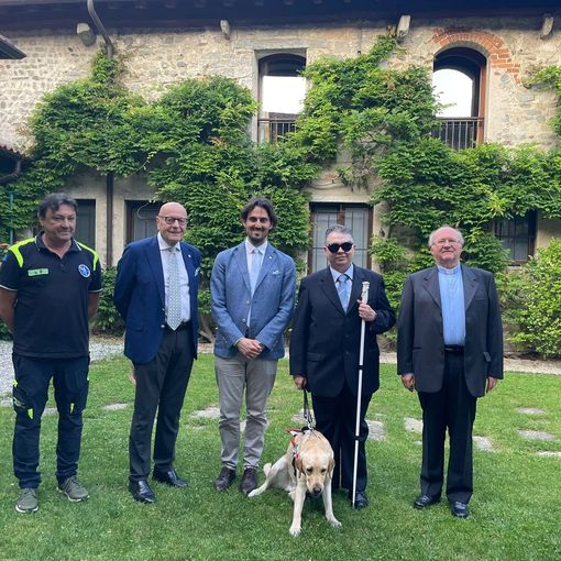 La generosità del Lions Club Varese Prealpi: ecco Hero, il cane guida per non vedenti