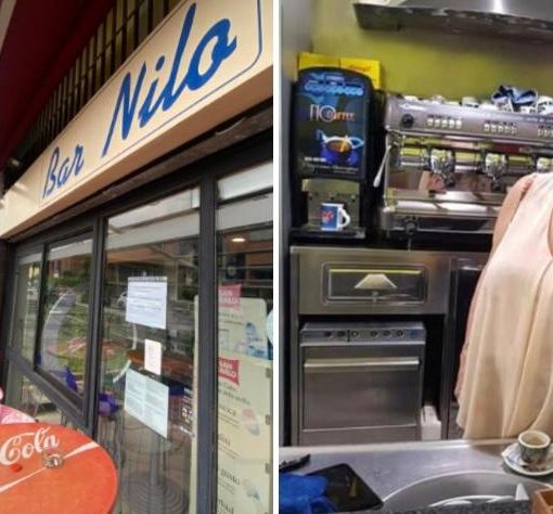 Annamaria Florio al Bar Nilo, un'istituzione di viale Borri