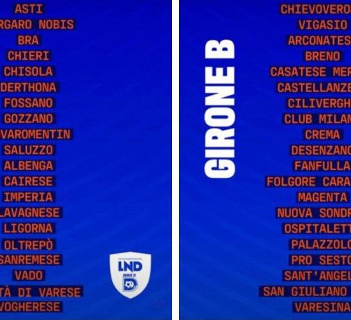 Varese nel girone A, Varesina e Castellanzese nel B