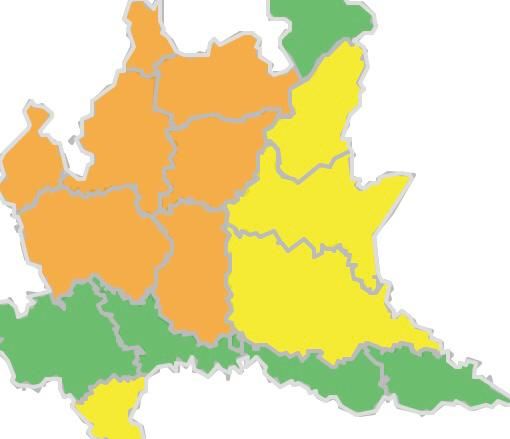 La protezione civile innalza l'allerta in provincia di Varese per il rischio idrogeologico e di temporali forti