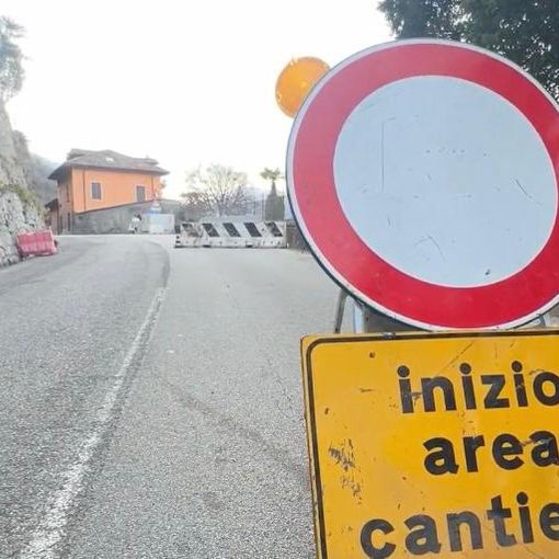 Cantiere tra Porto Valtravaglia e Germignaga: la SP 69 verrà riaperta al traffico a inizio maggio