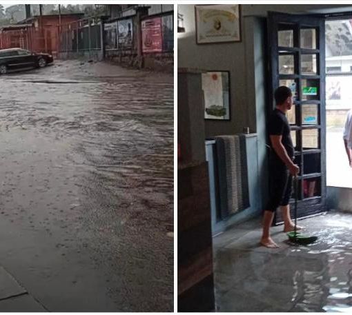 FOTO. Varese, alla Baita dello stadio si lotta con l'acqua per tornare ad accogliere i clienti