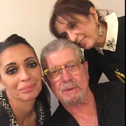 Pierantonio Gerbec con la figlia Beatrice e la moglie Ornella