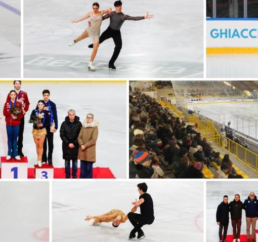 Indimenticabili emozioni all'Acinque Ice Arena esaurita per i primi Campionati italiani di pattinaggio di figura ospitati da Varese (foto Emanuele Scordo)