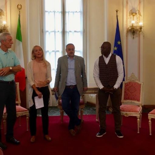 La presentazione della corsa è avvenuta a Palazzo Estense, sede del Comune di Varese