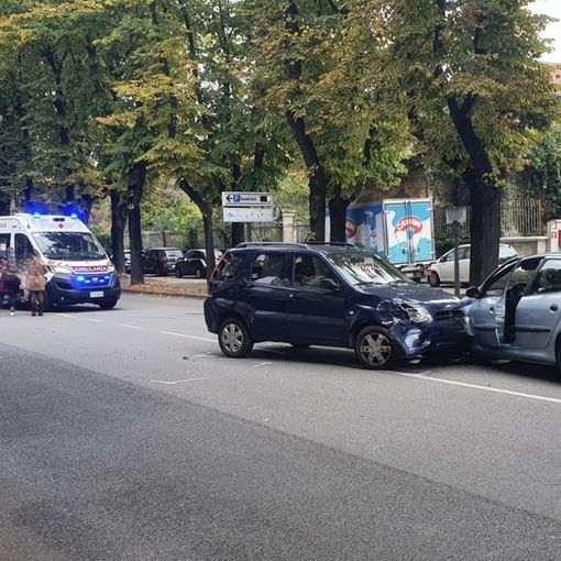 Il luogo del tragico incidente di ieri sera in via Rovereto a San Fermo