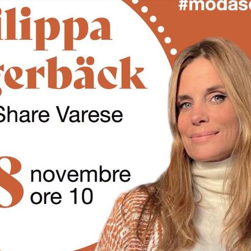 Filippa Lagerback dona 200 capi a Share Varese, un progetto di moda sostenibile