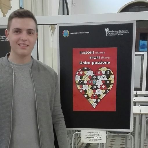 Uno studente dell’Olga Fiorini tra i premiati ad un concorso internazionale di grafica