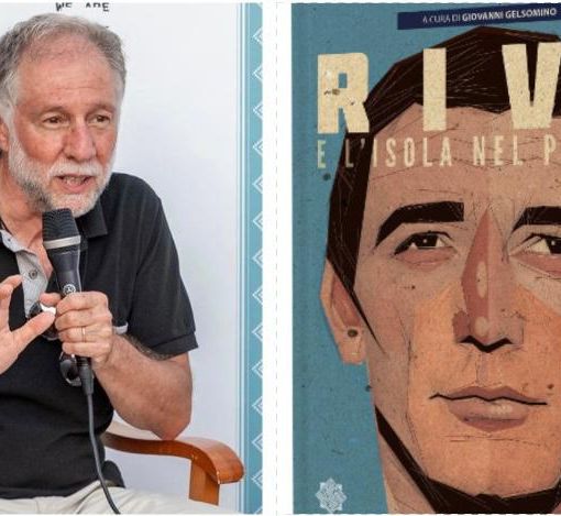 Giovanni Gelsomino, scrittore sardo e autore del libro &quot;Riva e l'isola nel pallone&quot; dedicato a Rombo di Tuono