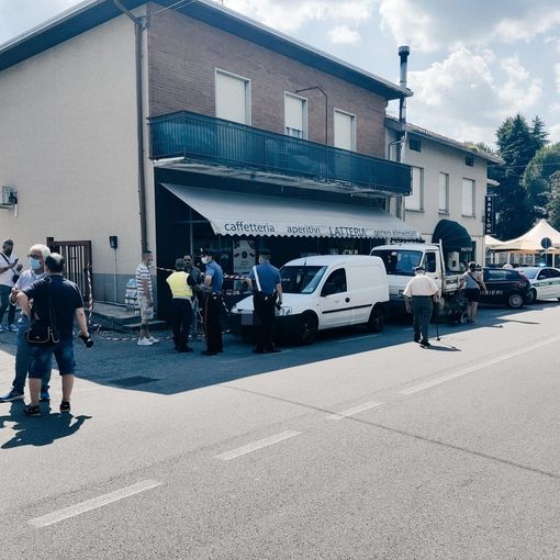 Castiglione, colpo di pistola ferisce un uomo fuori dalla caffetteria alimentari di via Volta