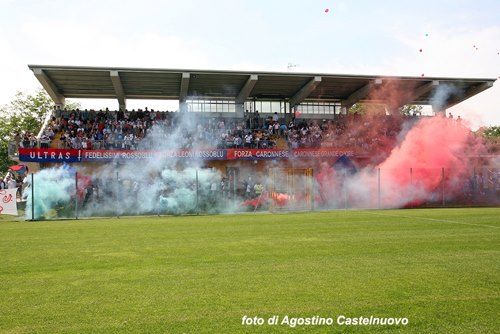 L'impianto di Caronno Pertusella ospiterà le giovanili del Como (foto di Agostino Castelnuovo tratta dalla pagina Facebook della SC Caronnese)