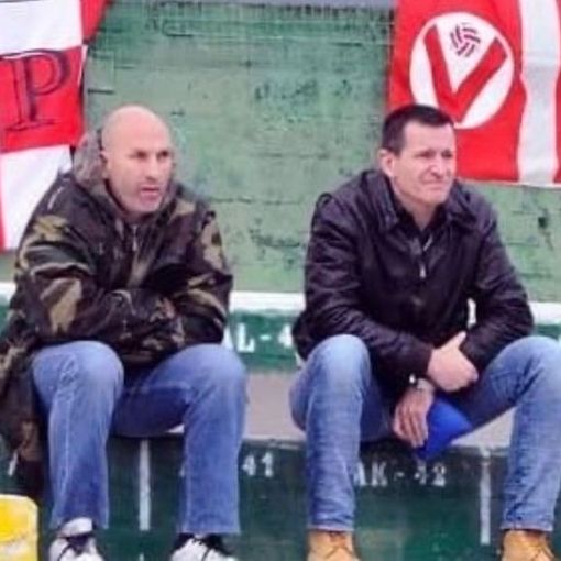 «Il Varese è dei tifosi» e in questa foto, scattata tra l'altro da Stefano Amirante, lo si vede: Stefano Pertile e Paolo Limido presenti ovunque a tifare solo biancorosso