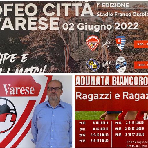 Due tornei, la giornata delle scuole, gli open day: così sboccia il settore giovanile biancorosso. «Puntiamo su chi sogna di indossare la maglia del Varese»