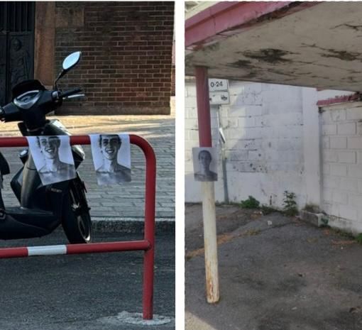 Migliaia di volantini dallo stadio al centro di Varese con il volto di un ragazzo: e la chiamano "performance artistica" Migliaia di volantini dallo stadio al centro di Varese con il volto di un ragazzo: e la chiamano "performance artistica"