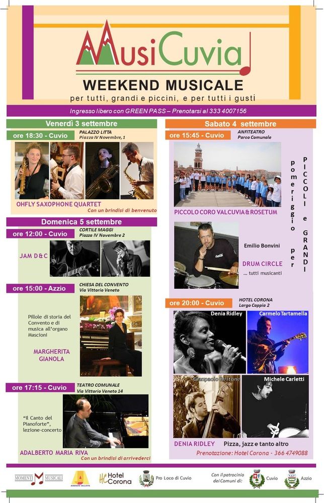 Ad Azzio e Cuvio a settembre arriva "Musicuvia" Ad Azzio e Cuvio a settembre arriva "Musicuvia"