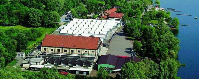 Lo stabilimento della Schiranna di MV Agusta