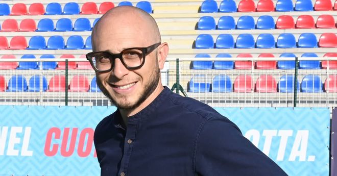 Andrea Millefanti, direttor futuro della Varesina. Sotto in gallery Francesco Perrone, match analyst approdato al Padova in serie B