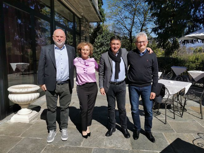 La nuova segreteria della Cisl dei Laghi (da sinistra Magon, Gilardoni, Palmisano, Gentile) La nuova segreteria della Cisl dei Laghi (da sinistra Magon, Gilardoni, Palmisano, Gentile)