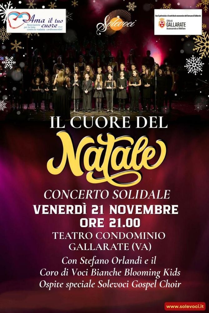 Gallarate accende la solidarietà: musica e prevenzione al centro del concerto con "Ama il tuo cuore" Gallarate accende la solidarietà: musica e prevenzione al centro del concerto con "Ama il tuo cuore"