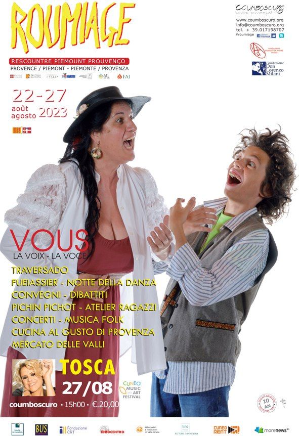 VIDEO. La voce di Tosca per il gran finale del Roumiage a Coumboscuro