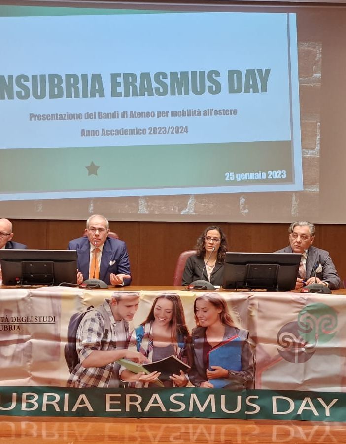 Il Console generale di Lugano all'Erasmus Day dell'Insubria