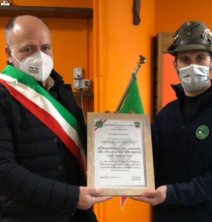 L’impegno degli Alpini di Olgiate. Due anni in prima linea contro la pandemia